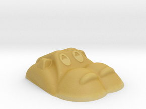 Hippopotamus-4 in Tan Fine Detail Plastic
