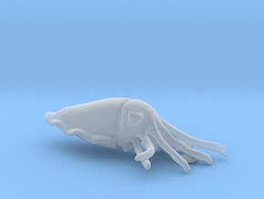 Cuttlefish in Clear Ultra Fine Detail Plastic