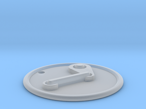 Steam Pendant in Clear Ultra Fine Detail Plastic