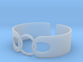 Link Bracelet in Clear Ultra Fine Detail Plastic