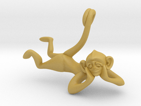 3D-Monkeys 028 in Tan Fine Detail Plastic