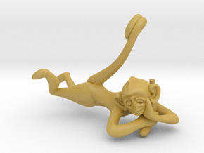 3D-Monkeys 030 in Tan Fine Detail Plastic