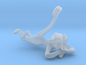 3D-Monkeys 030 in Clear Ultra Fine Detail Plastic