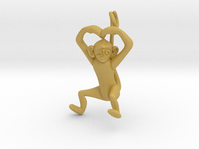 3D-Monkeys 032 in Tan Fine Detail Plastic