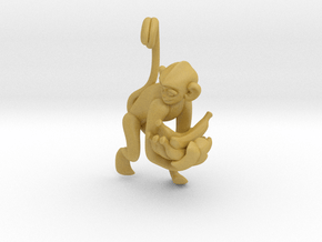 3D-Monkeys 033 in Tan Fine Detail Plastic