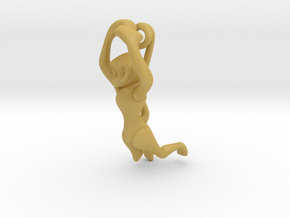 3D-Monkeys 034 in Tan Fine Detail Plastic