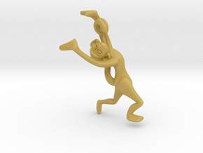 3D-Monkeys 039 in Tan Fine Detail Plastic