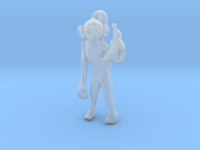 3D-Monkeys 042 in Clear Ultra Fine Detail Plastic