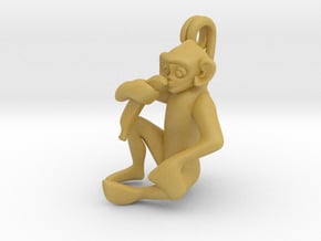 3D-Monkeys 043 in Tan Fine Detail Plastic
