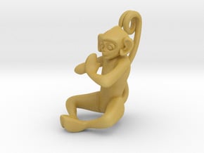 3D-Monkeys 044 in Tan Fine Detail Plastic