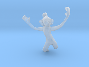 3D-Monkeys 045 in Clear Ultra Fine Detail Plastic