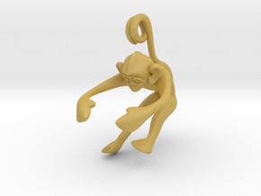 3D-Monkeys 047 in Tan Fine Detail Plastic
