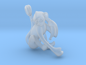 3D-Monkeys 049 in Clear Ultra Fine Detail Plastic