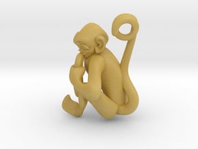 3D-Monkeys 050 in Tan Fine Detail Plastic