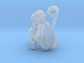 3D-Monkeys 050 in Clear Ultra Fine Detail Plastic