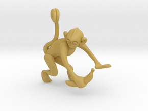 3D-Monkeys 051 in Tan Fine Detail Plastic