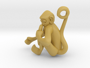 3D-Monkeys 062 in Tan Fine Detail Plastic