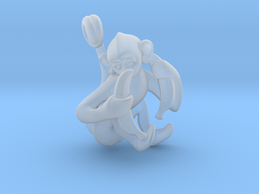 3D-Monkeys 063 in Clear Ultra Fine Detail Plastic