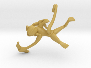 3D-Monkeys 069 in Tan Fine Detail Plastic