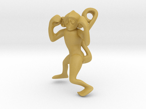 3D-Monkeys 070 in Tan Fine Detail Plastic