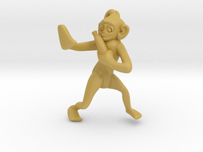 3D-Monkeys 073 in Tan Fine Detail Plastic