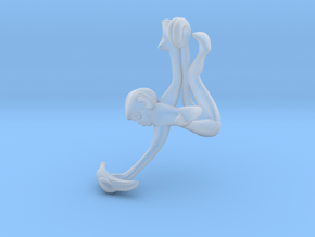 3D-Monkeys 083 in Clear Ultra Fine Detail Plastic