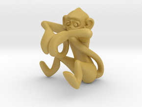 3D-Monkeys 097 in Tan Fine Detail Plastic
