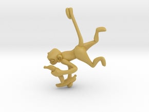3D-Monkeys 098 in Tan Fine Detail Plastic