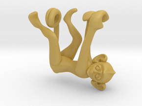 3D-Monkeys 101 in Tan Fine Detail Plastic