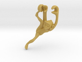3D-Monkeys 104 in Tan Fine Detail Plastic