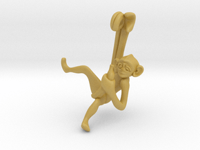 3D-Monkeys 106 in Tan Fine Detail Plastic