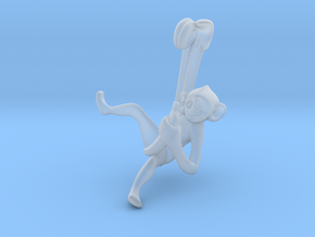 3D-Monkeys 106 in Clear Ultra Fine Detail Plastic