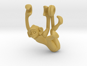 3D-Monkeys 107 in Tan Fine Detail Plastic