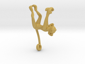 3D-Monkeys 109 in Tan Fine Detail Plastic