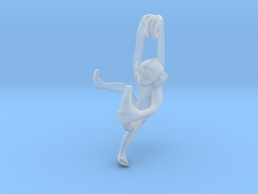 3D-Monkeys 117 in Clear Ultra Fine Detail Plastic