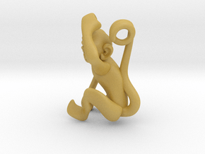 3D-Monkeys 136 in Tan Fine Detail Plastic