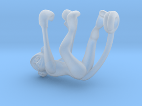 3D-Monkeys 142 in Clear Ultra Fine Detail Plastic