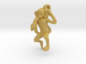 3D-Monkeys 149 in Tan Fine Detail Plastic
