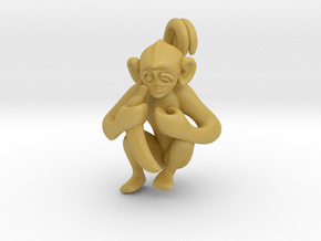 3D-Monkeys 153 in Tan Fine Detail Plastic