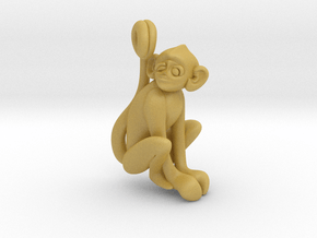 3D-Monkeys 154 in Tan Fine Detail Plastic