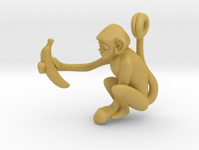 3D-Monkeys 155 in Tan Fine Detail Plastic