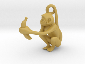3D-Monkeys 156 in Tan Fine Detail Plastic