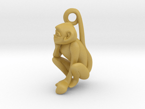 3D-Monkeys 158 in Tan Fine Detail Plastic