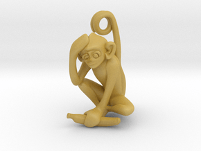 3D-Monkeys 164 in Tan Fine Detail Plastic