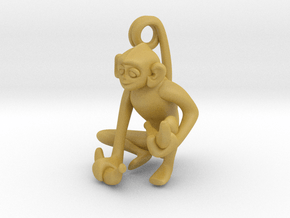 3D-Monkeys 169 in Tan Fine Detail Plastic