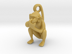 3D-Monkeys 170 in Tan Fine Detail Plastic
