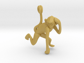 3D-Monkeys 178 in Tan Fine Detail Plastic