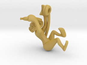3D-Monkeys 199 in Tan Fine Detail Plastic
