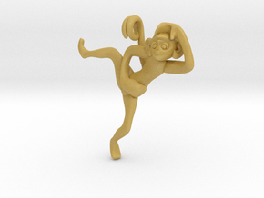 3D-Monkeys 204 in Tan Fine Detail Plastic