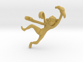 3D-Monkeys 208 in Tan Fine Detail Plastic